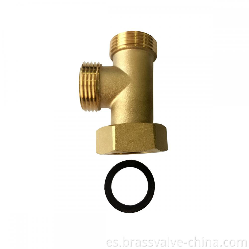 Brass 3 Way Fitting With Union For Floor Heating Brass Manifold System Hm09 Jpg